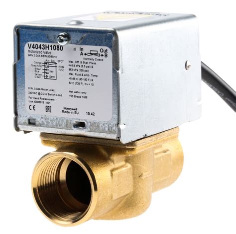 V4043H1080 Honeywell | Honeywell Motorised & Actuated Valve 2 Way 230 V ...