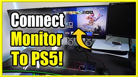 How to Connect Monitor to PS5 with PC SPEAKERS! (No Adapters!) - YouTube