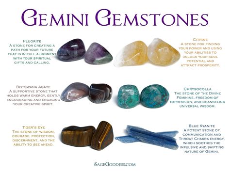 Gemini gemstones | Stones and crystals, Crystals, Crystal healing stones