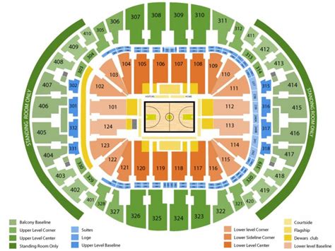 Miami arena map - American Airlines Arena map (Florida - USA)