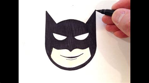 Batman Face Drawing