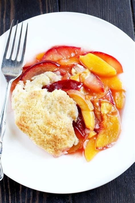 Peach Plum Cobbler | Cake 'n Knife