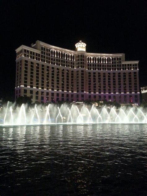 Bellagio fountain show in Las Vegas