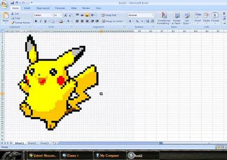 Top 10 Coolest Microsoft Excel Art Masterpieces - TechEBlog