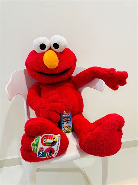 Authentic Brand New Huge Elmo plushie 90cm soft toy Sesame Street ...