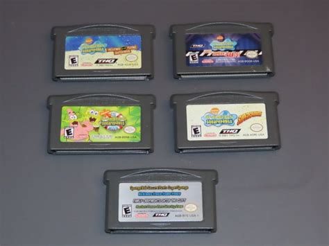 Spongebob Squarepants Gameboy Advance Games Loose Nintendo - Etsy