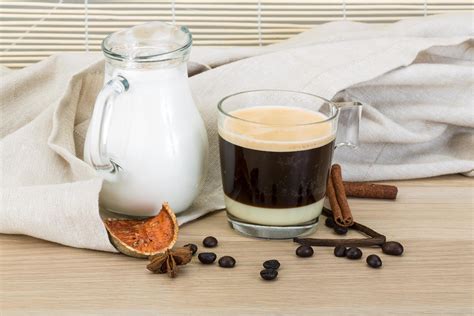 Coffee with milk 7664072 Stock Photo at Vecteezy