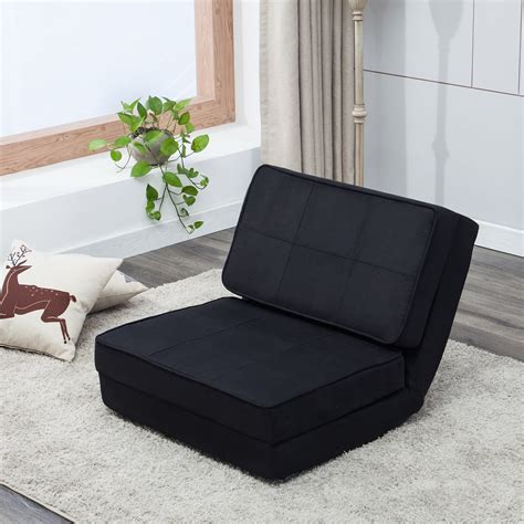 Fold Down Lounge Convertible Sleeper Sofa Bed Dorm Living Room ...