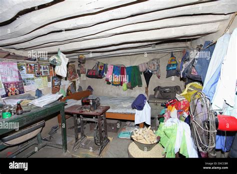 A view of room interior. Kurmi caste. Bhilwara Village, District ...