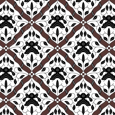 Indonesian Batik Pattern Transparent Background, Indonesian, Batik ...