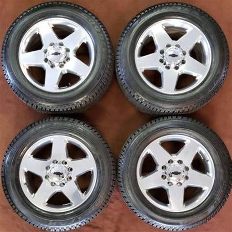 4 New Factory Oem Style 8x6.5 20" Chevy Gmc 8 Lug 2500 Wheels Tires ...