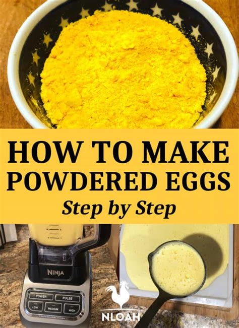 How to Make Powdered Eggs Step by Step