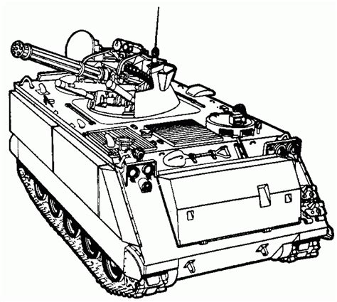 Get This Army Tank Coloring Pages Free Printable 573gh