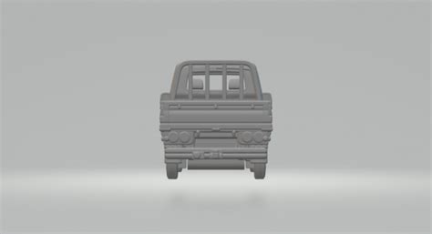 Kia bongo truck 3D Print Model in Vehicle 3DExport