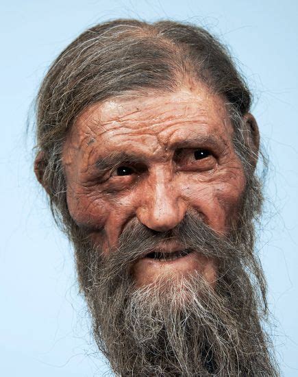 Otzi reconstructed. His Y-line DNA is haplogroup G2a2b. | The iceman ...