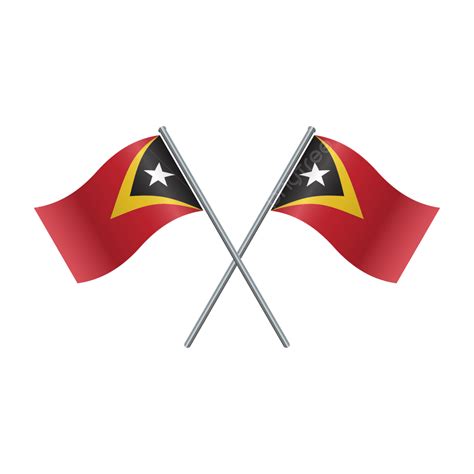 Gambar Bendera Timor Timur, Timor Timur, Bendera, Timor PNG dan Vektor ...