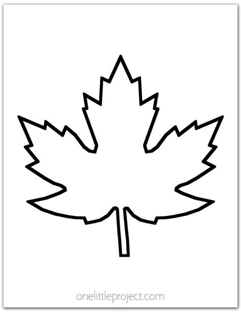 Marvelous Printable Maple Leaf Template Free Fish Bowl