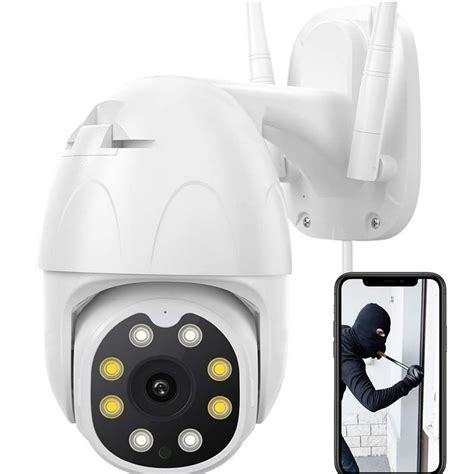 Security Camera Outdoor, 1080P HD PTZ Outdoor Camera WiFi for Home ...