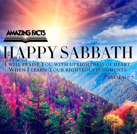 Happy Sabbath! | Sabbath Picture Gallery | Sabbath Truth