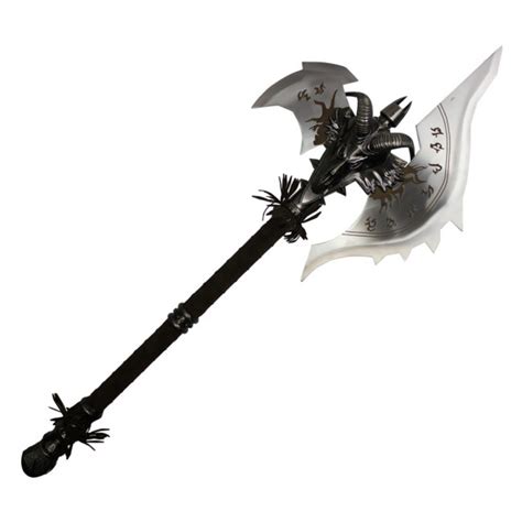 43.5" Fantasy Stainless Steel Replica Battle Axe w/ Plaque