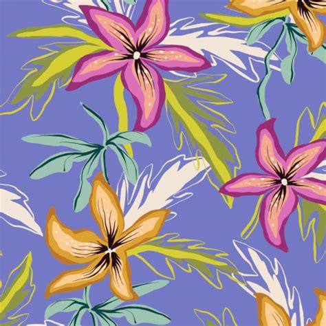 Tropical Fabric / Textile Print UK Designer | MatchyMatchyDesign