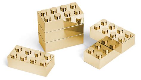 Gold Building Brick Set - GeekAlerts