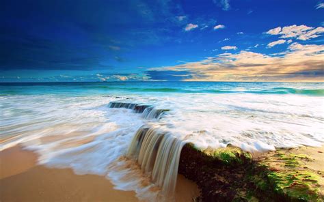 Animated Beach Waves Screensaver Ocean Waves Calming Relaxing Nature ...