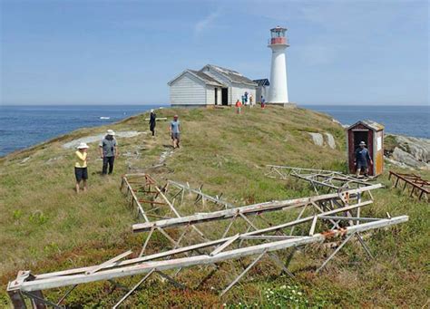 Beaver Island Lighthouse, Nova Scotia Canada at Lighthousefriends.com