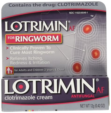 Lotrimin AF for Ringworm Antifungal Cream, 0.42 oz - Walmart.com