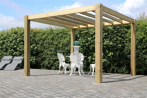 Wooden Pergola Kit - Made To Measure - Solid Timber Gazebo