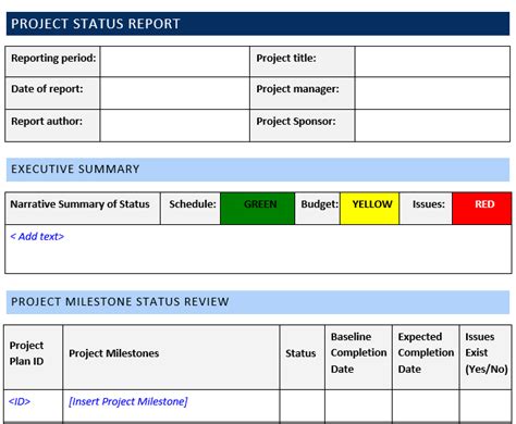 Project Report Template Ms Word