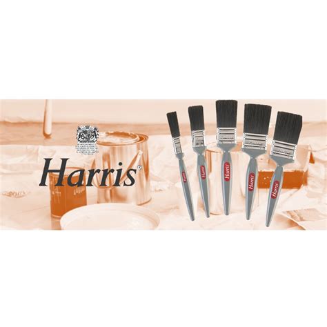 Harris Paint Brush Set 5 Piece Gloss Decorating Paint Brushes Painting ...