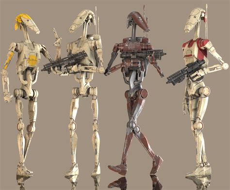 B1 Battle Droids by Yare-Yare-Dong