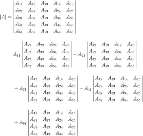 Determinant of a matrix - dunpatrol