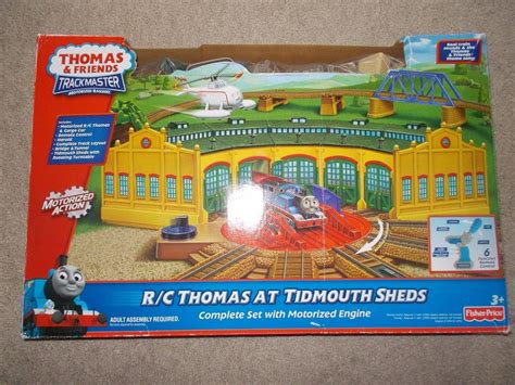 THOMAS & FRIENDS TRACKMASTER THOMAS AT TIDMOUTH SHEDS SET RARE COMPLETE ...