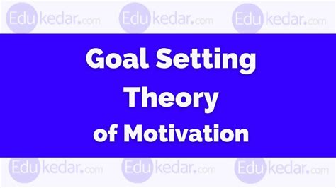 Goal Setting Theory of Motivation: Principle SMART Goals Example