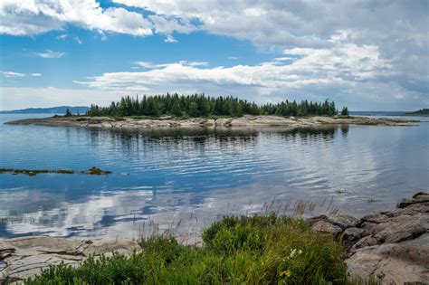 An Island in the St-Lawrence River, Sept-Iles, Canada [2703x1801] [OC ...