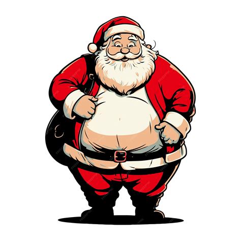 Premium Vector | Santa claus christmas illustration