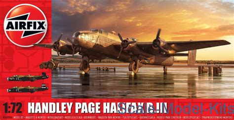 Airfix - Handley Page Halifax B MKIII - plastic scale model kit in 1:72 ...