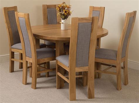 Oak Dining Table With Grey Chairs at Pat Allen blog