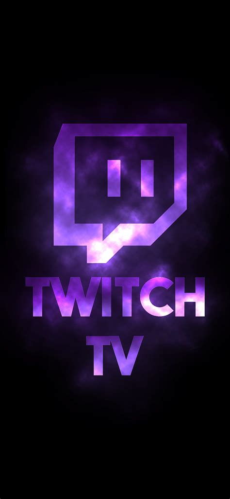 Twitch TV, logo, purple, black, HD phone wallpaper | Peakpx