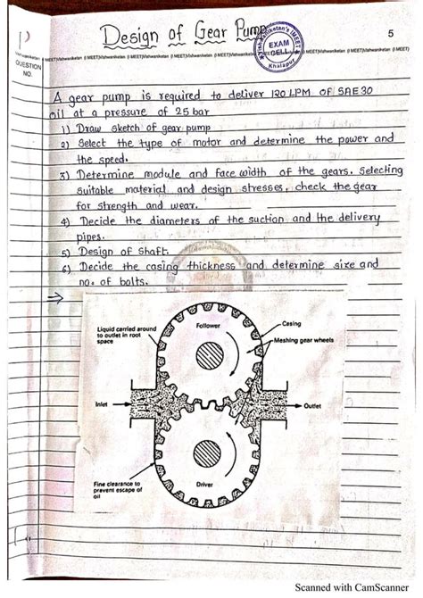 Design of Gear Pump | PDF