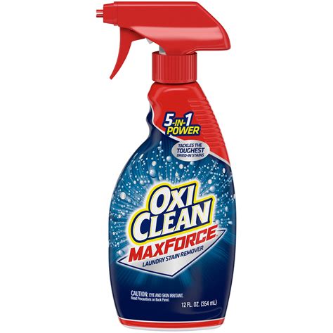 OxiClean MaxForce Laundry Stain Remover Spray, 12 Fl. oz. - Walmart.com ...