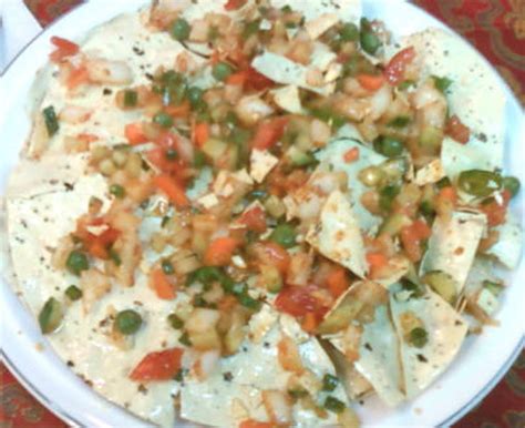 Masala Papad Chaat Recipe by Praveen - CookEatShare