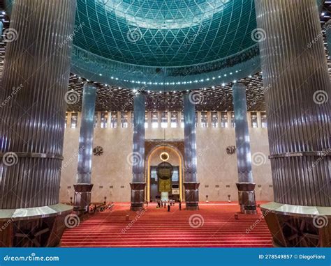 Istiqlal Mosque, Jakarta, Indonesia Editorial Photography - Image of ...