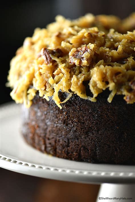 German Chocolate Pound Cake Recipe - She Wears Many Hats