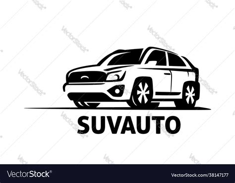 Suv car design logo Royalty Free Vector Image - VectorStock