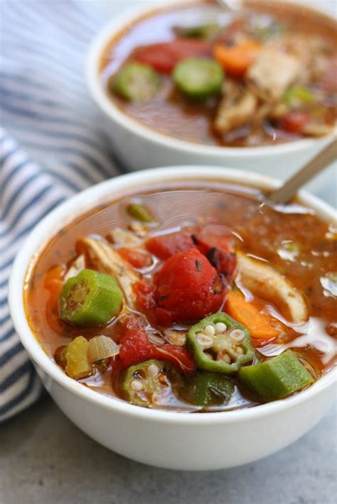 Secrets to Mom's Chicken Gumbo Soup- The Fed Up Foodie