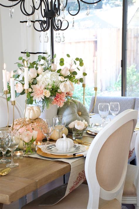 Home and Fabulous: GLAMOROUS THANKSGIVING DINNER TABLE