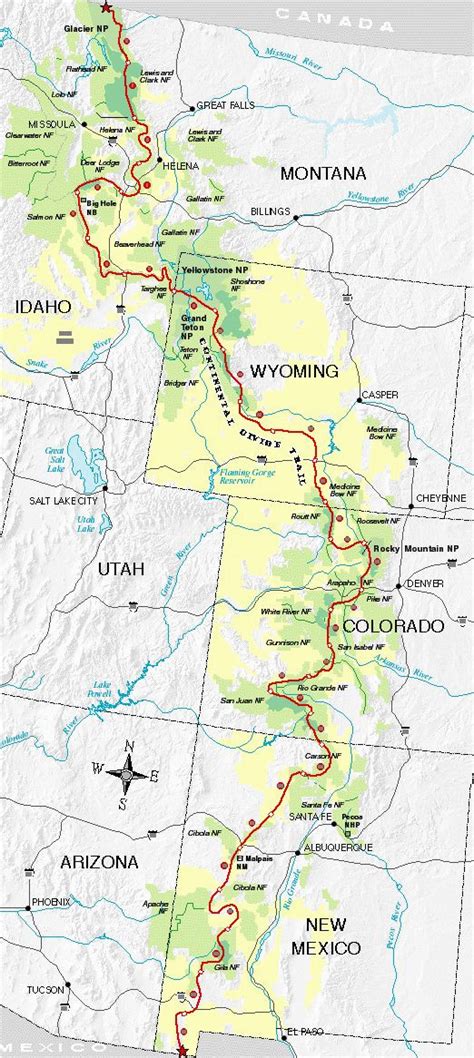 Map Of Continental Divide In Colorado | secretmuseum